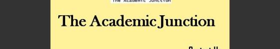 AcademicJunction