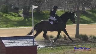 091XC Barbara Crabo on Prince Buttercup Open Beginner Novice Cross Country Galway Downs Feb. 2023